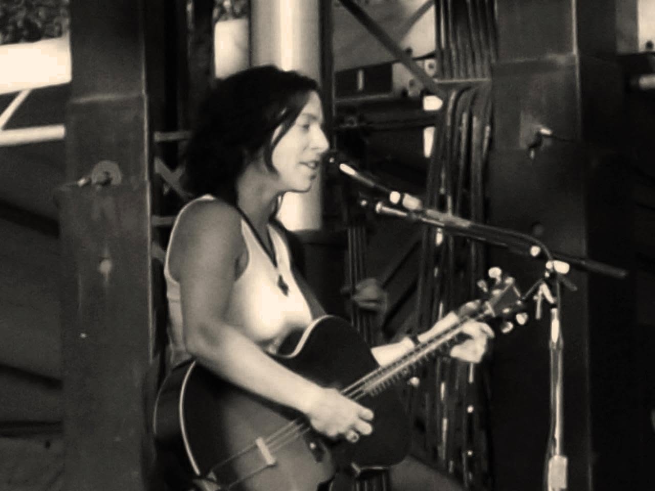 Ani DiFranco live, frame 5